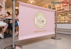 Dessert Parlour Café Barrier Banners