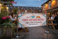 Bistro Café Barrier Banners