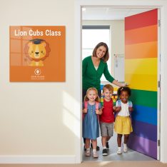 Preschool Anti-Graffiti Laminated Branding Panels Printing