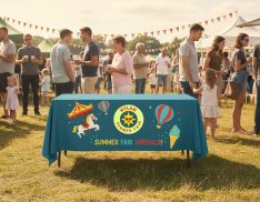 Custom Printed Community Event Tablecloths & Covers