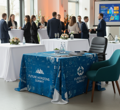 Custom Printed Conference & Seminar Tablecloths & Covers