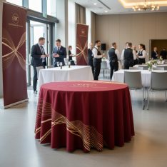 Custom Printed Event Planner & Caterer Tablecloths & Covers