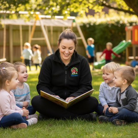 Nursery Staff Branded Fleeces Printing