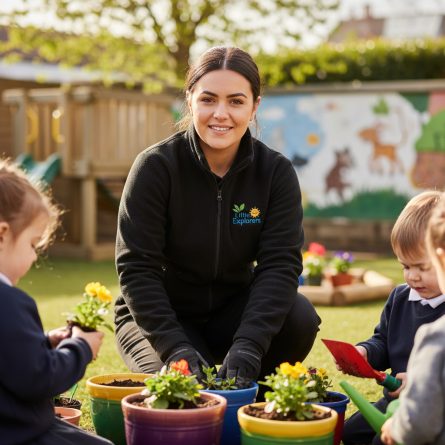 Nursery Staff Branded Fleeces Printing