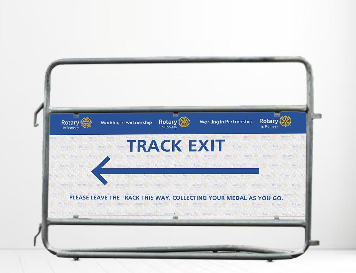 Fabric Police Crowd Barrier Covers & Banners