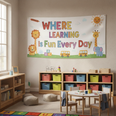 Kindergarten Classroom Banner Printing