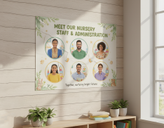 Nursery Staff & Administration Banner Printing