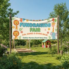 Nursery Fundraising Outdoor Banner Printing