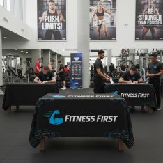 Custom Printed Gym & Leisure Centre Tablecloths & Covers