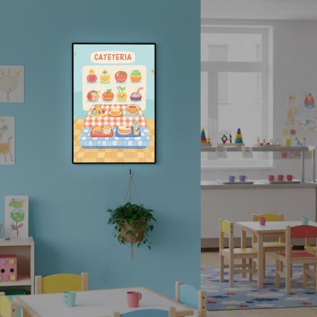 Nursery Cafeteria Ultra Slim LED Poster Frames