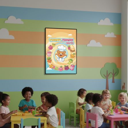 Nursery Cafeteria Ultra Slim LED Poster Frames