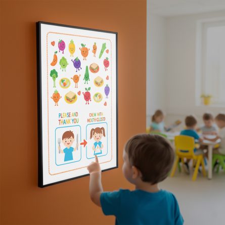 Nursery Cafeteria Ultra Slim LED Poster Frames