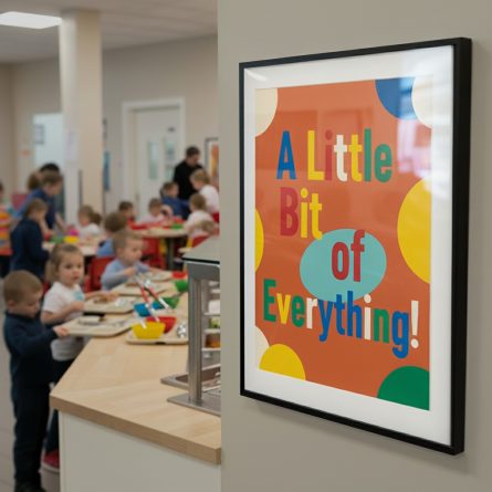 Preschool Cafeteria Ultra Slim LED Poster Frames