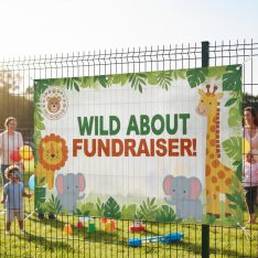 Nursery Promotional Mesh Banner Printing