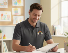 Nursery Reception Polo T-Shirt Printing