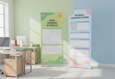 Nursery Staff & Administration Banner Stands