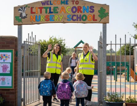 Nursery Staff High-Visibility Safety Vests Printing