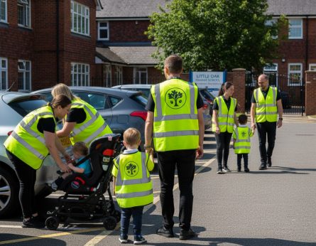 Nursery Staff High-Visibility Safety Vests Printing