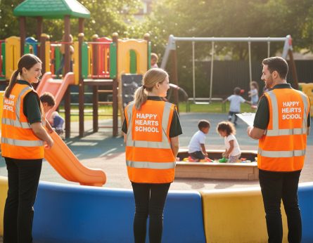 Nursery Staff High-Visibility Safety Vests Printing
