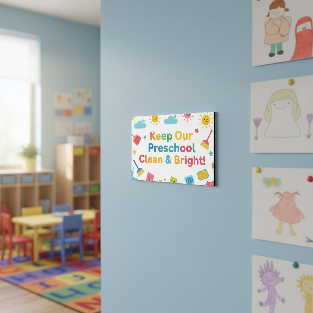Preschool Anti-Graffiti Laminated Board Printing