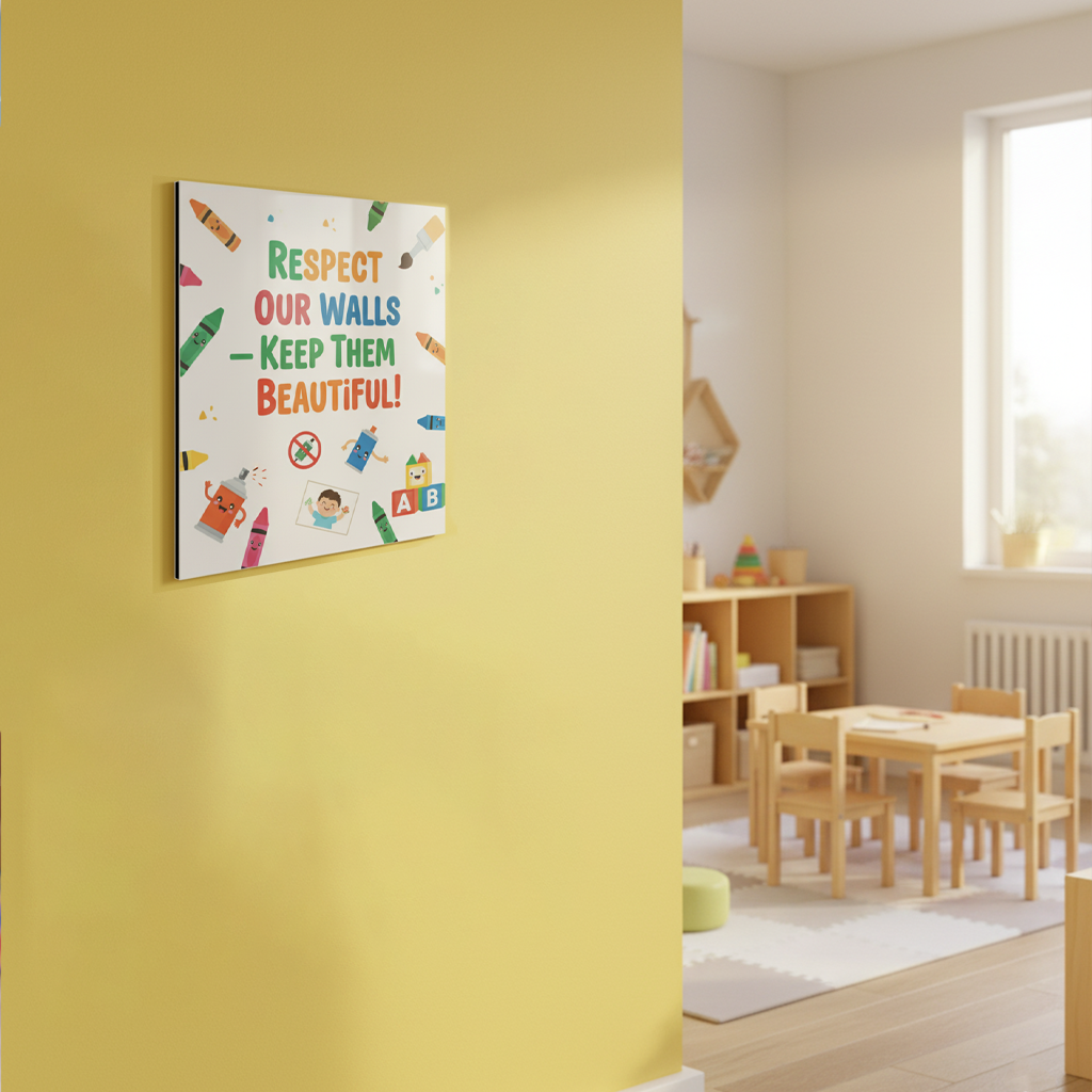 Kindergarten Anti-Graffiti Laminated Board Printing
