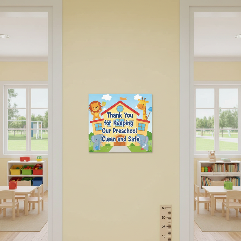 Kindergarten Anti-Graffiti Laminated Board Printing