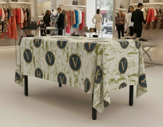 Custom Printed Retail Store Tablecloths & Covers