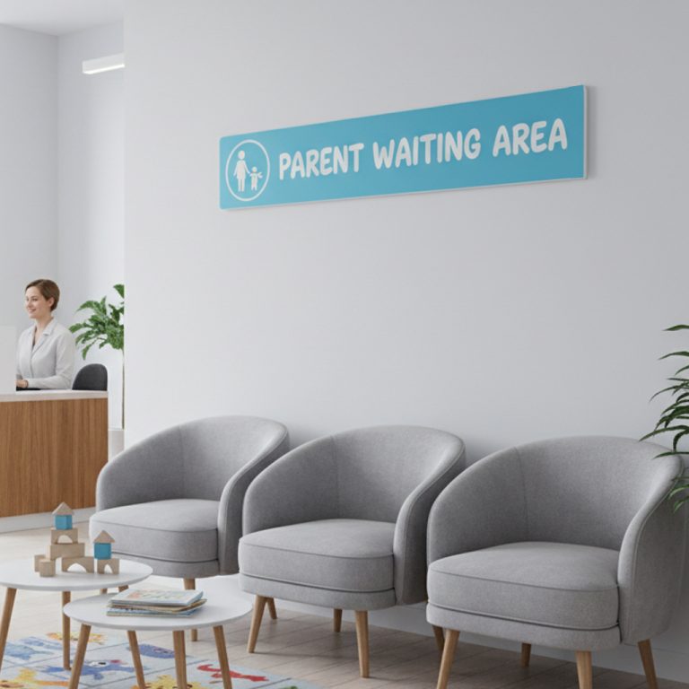 Infant Entry Sign Preschool Reception Safety & Wayfinding Signs Printing - Printed ...