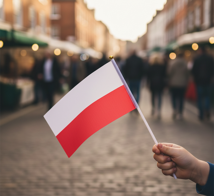 Hand Waving Flag Printing