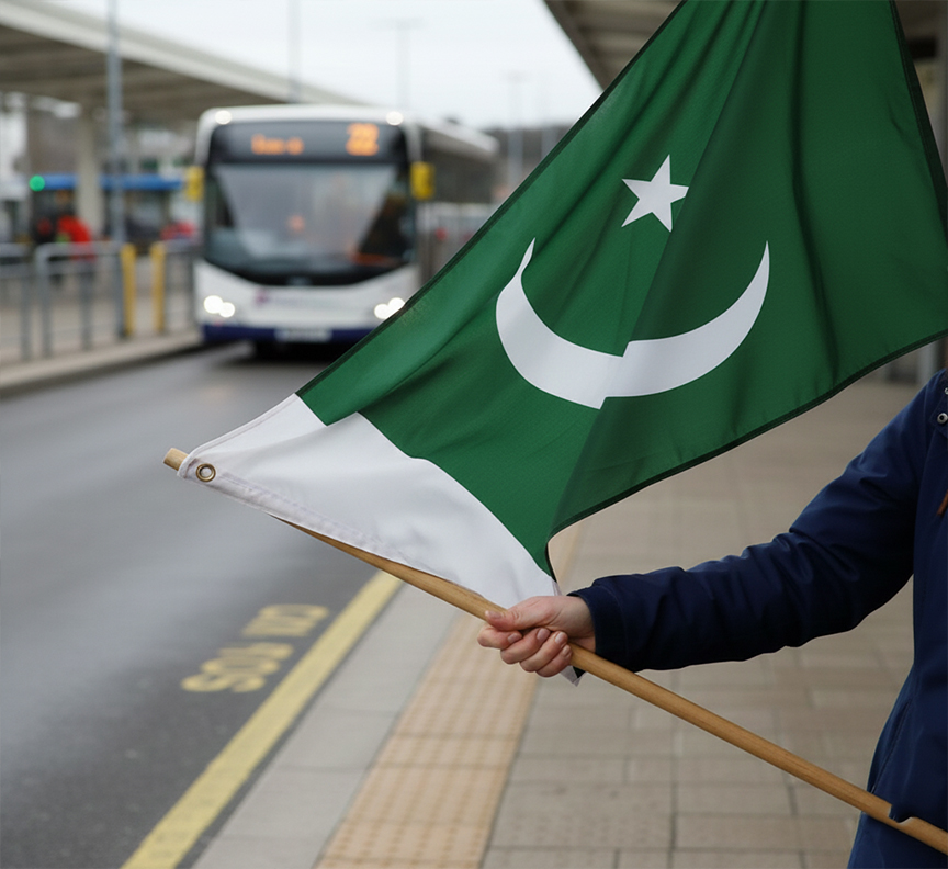 Hand Waving Flag Printing