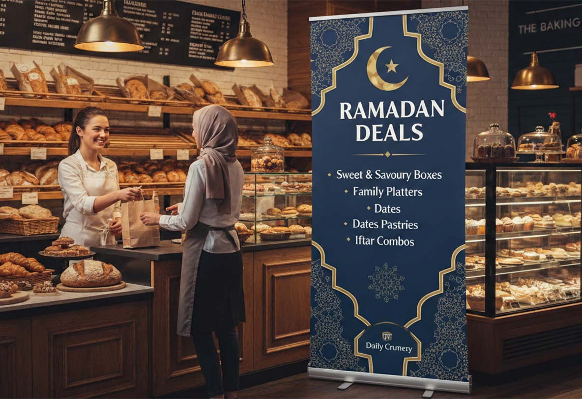 Bakery Ramadan Banner Stands