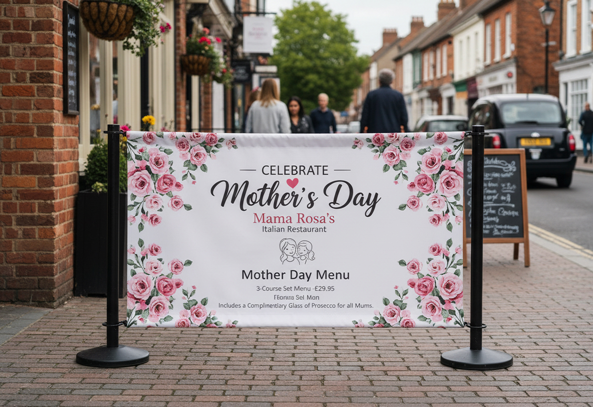 Italian Restaurant Mothers Day Printing