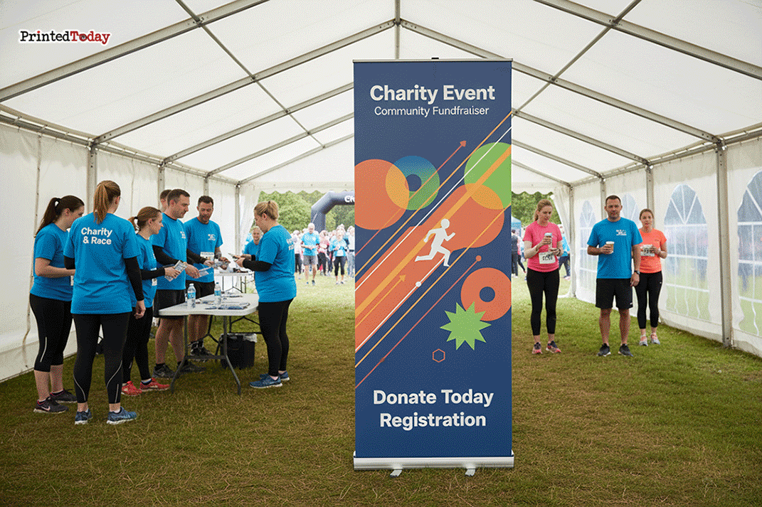Charity Run & Race Banner Stands