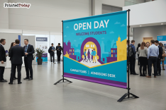 College Event Backdrop Banner Printing