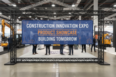 Construction Trade Show Mesh Banners