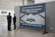 Corporate Event Backdrop Banner Printing