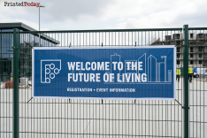 Corporate Event Mesh Banners