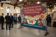 Cultural Event Backdrop Banner Printing