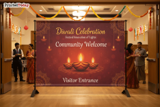 Diwali Backdrop Banner Printing