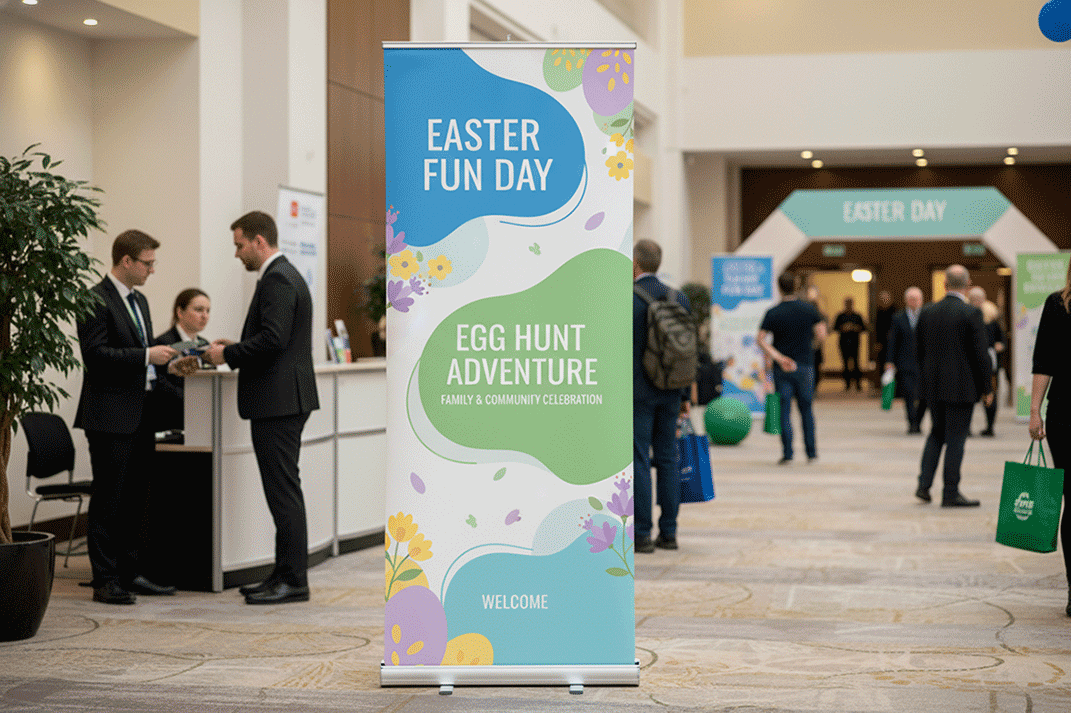 Easter Banner Stands