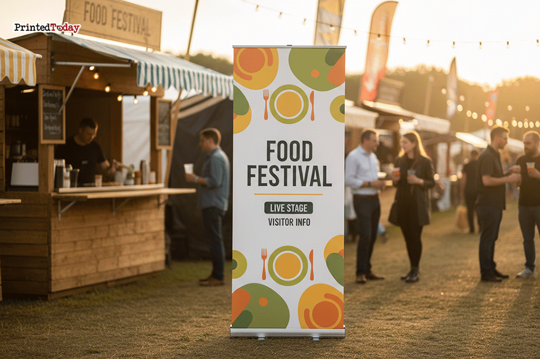 Food Festival Banner Stands