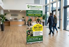 Garden & Groundworks Office Banner Stands