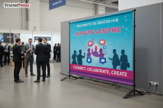 Influencer Activation Event Backdrop Banner Printing