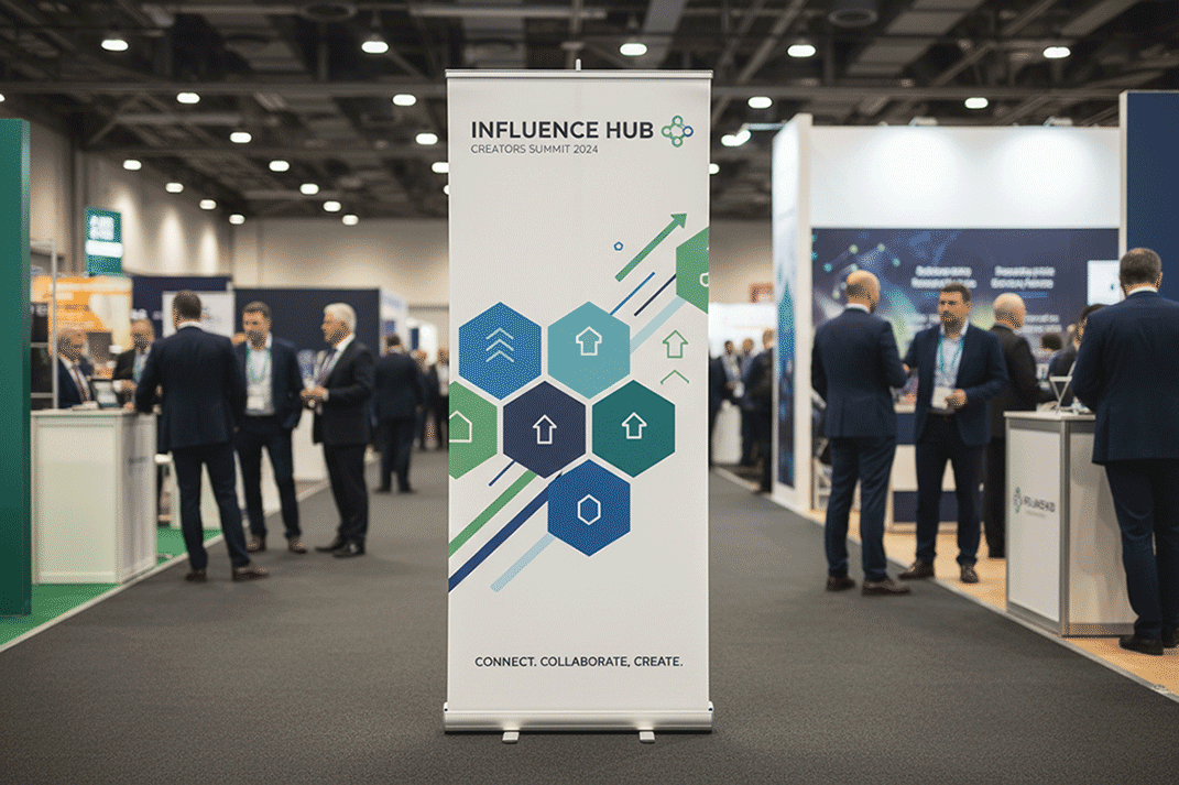 Influencer Activation Event Banner Stands