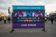 Music Concerts & Tours Backdrop Banner Printing