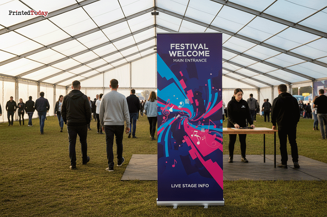 Music Concerts & Tours Banner Stands