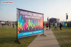 Music Festival Backdrop Banner Printing