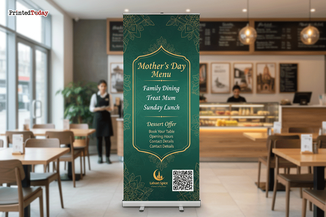 Pakistani Restaurant Mothers Day Banner Stands