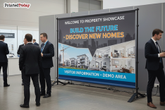 Product Launch & Exhibition Backdrop Banner Printing