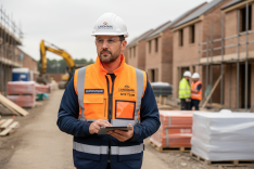 Property Developers Personalised High Vis Waistcoat Jacket